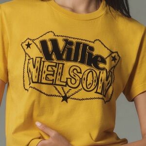 Letluv Willie Nelson Graphic Tee l Medium